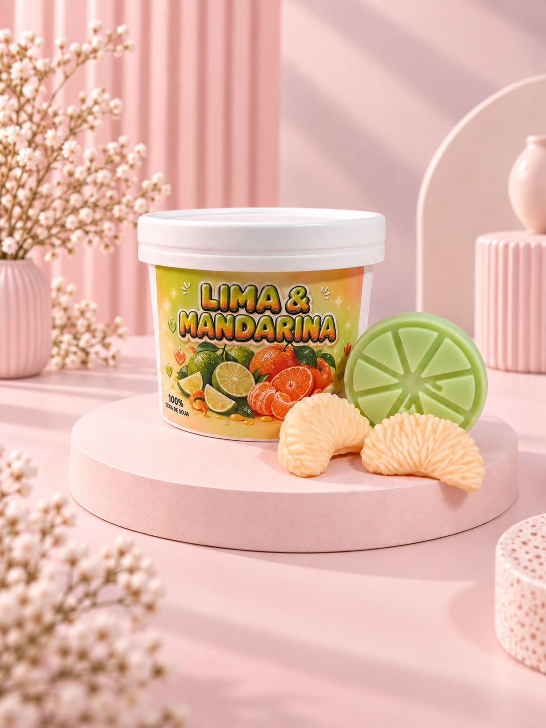 Wax melts Lima & Mandarina de Cera de Soja