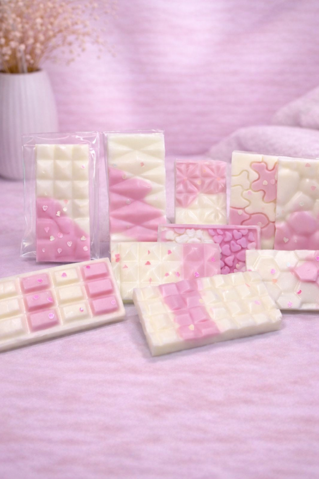 🍓Tableta Mini Wax melts “Fresas con nata”🤍🍫