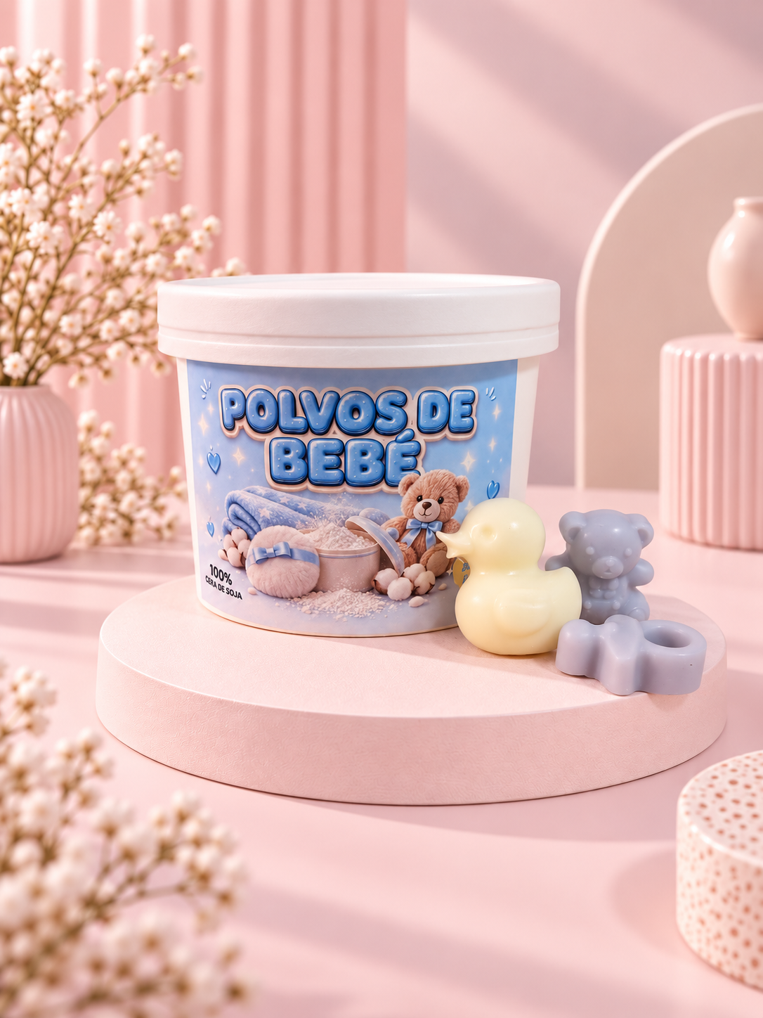 Wax melts Polvos de bebé de Cera de Soja