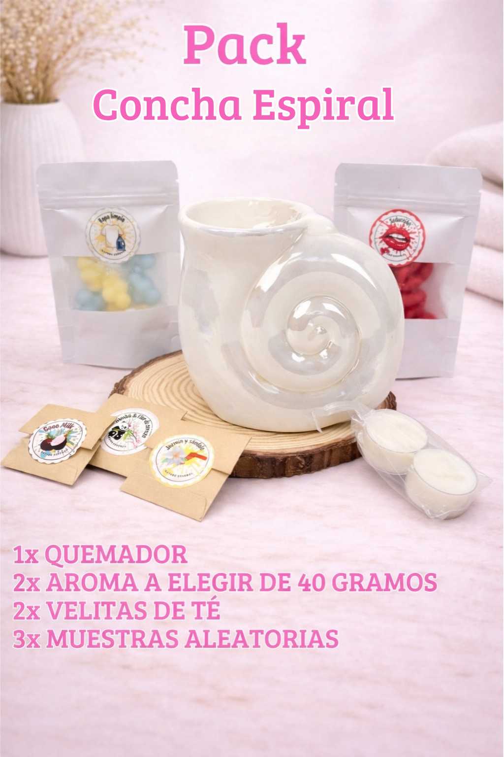 ✨Pack Concha Espiral 🐚
