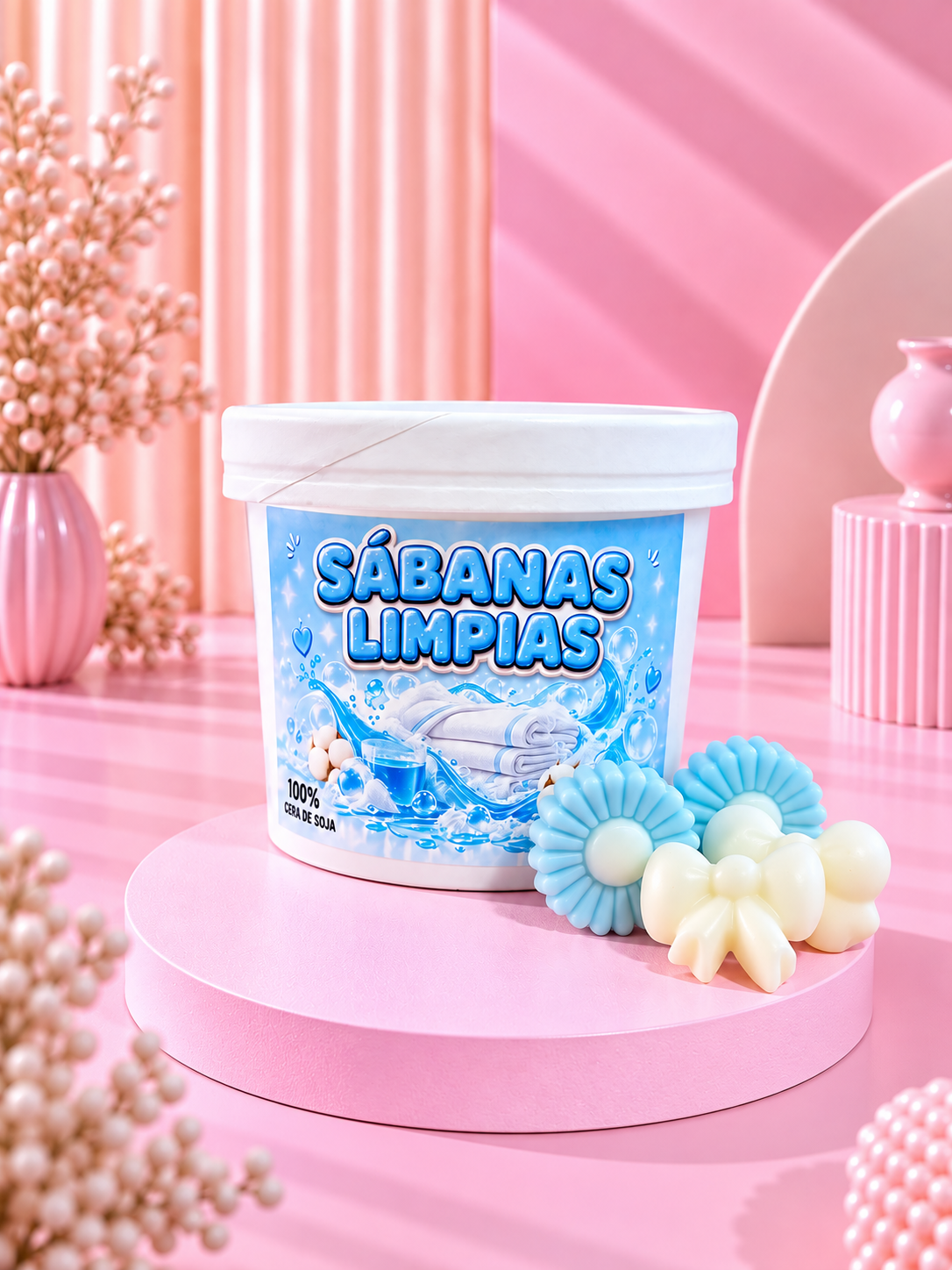 Wax melts Sábanas limpias de Cera de Soja