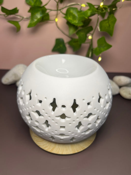 🤍Quemador cerámica calada✨