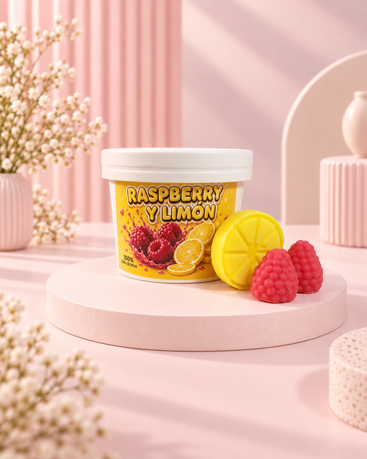 Wax melts Raspberry y limón de Cera de soja