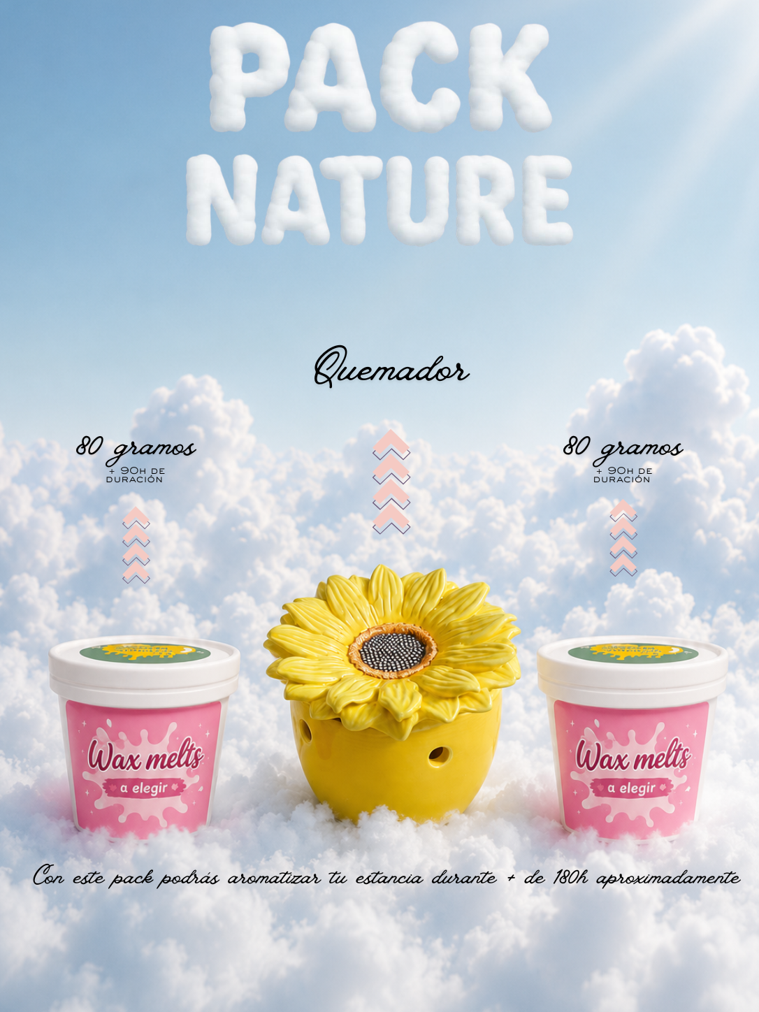 Quemador + 2 Aromas 🌸 + muestras de regalo🎁