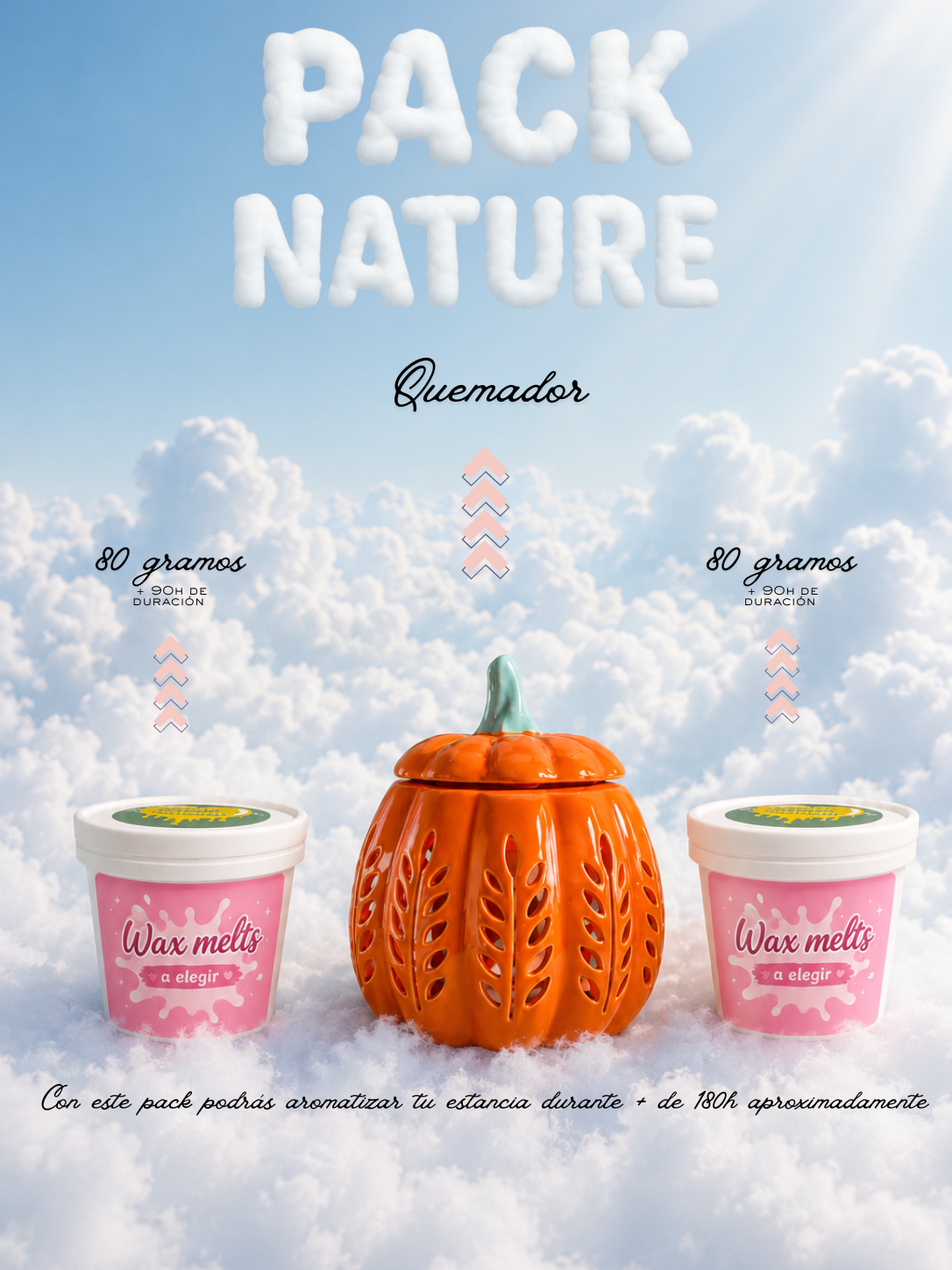 Quemador + 2 Aromas 🌸 + muestras de regalo🎁