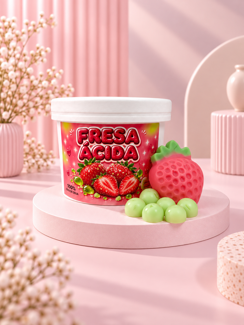 Wax Melts Fresa Ácida de Cera de Soja