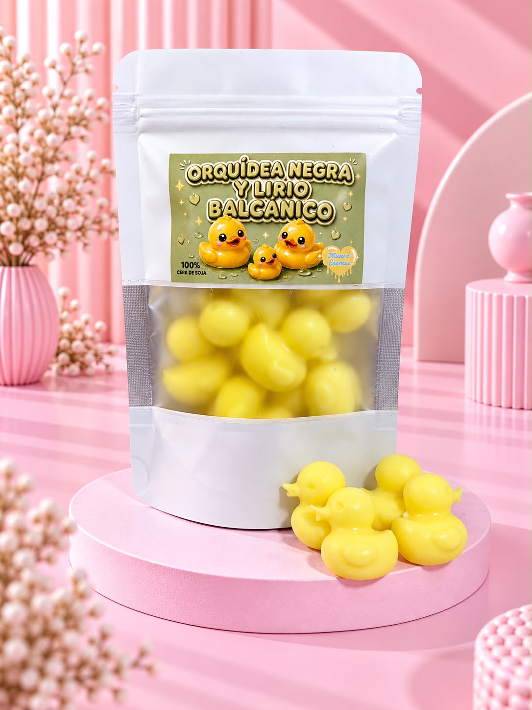 Wax melts Orquídea negra y lirio balcánico de cera de soja