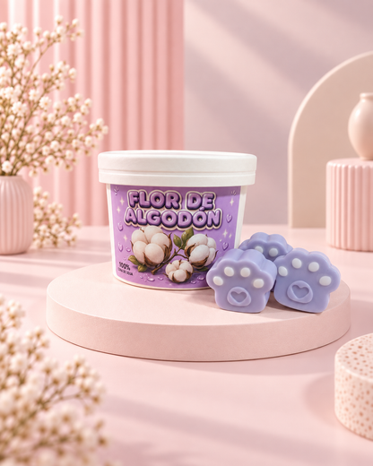 Wax Melts Flor de algodón de Cera de Soja