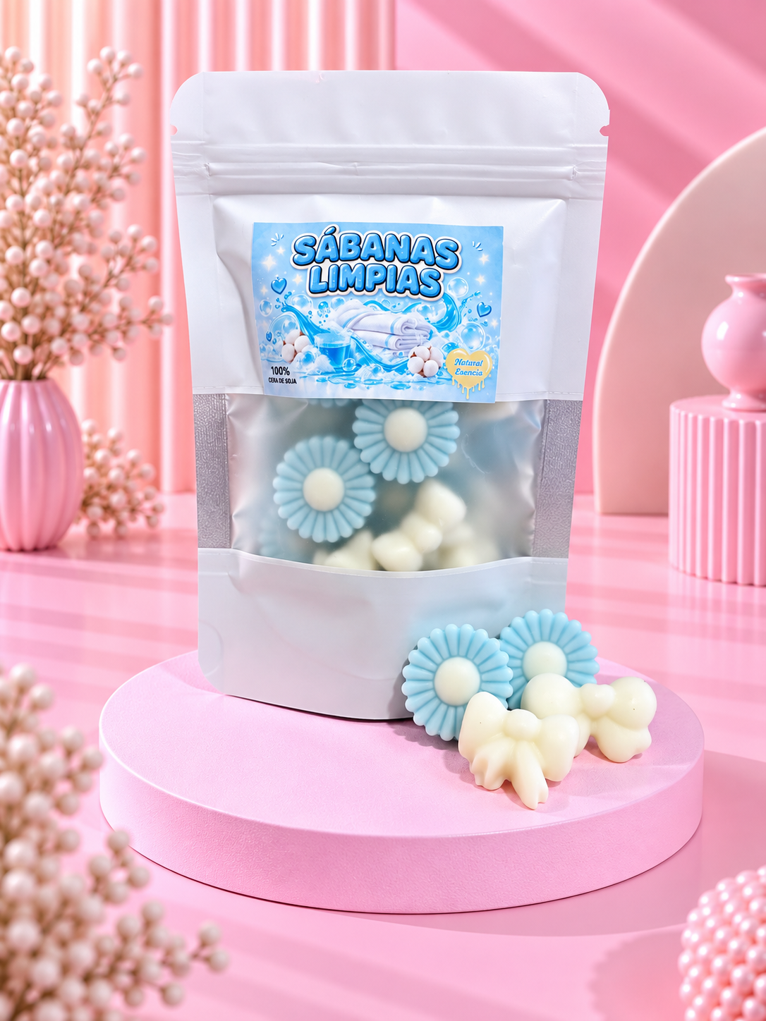 Wax melts Sábanas limpias de Cera de Soja
