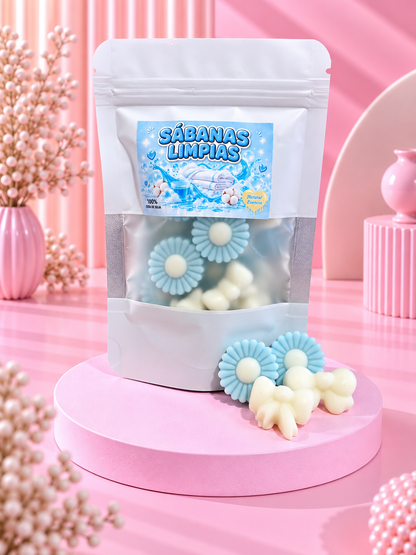 Wax melts Sábanas limpias de Cera de Soja
