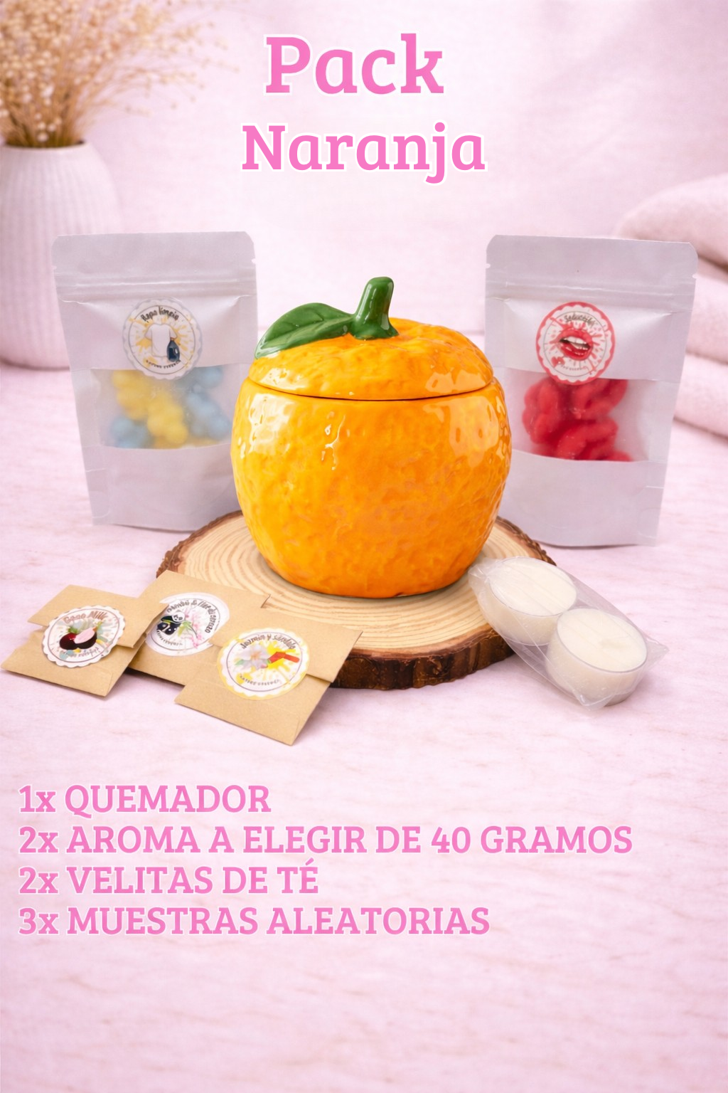 ✨Pack Cerámica Naranja 🍊