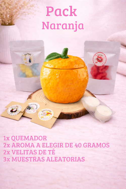 ✨Pack Cerámica Naranja 🍊