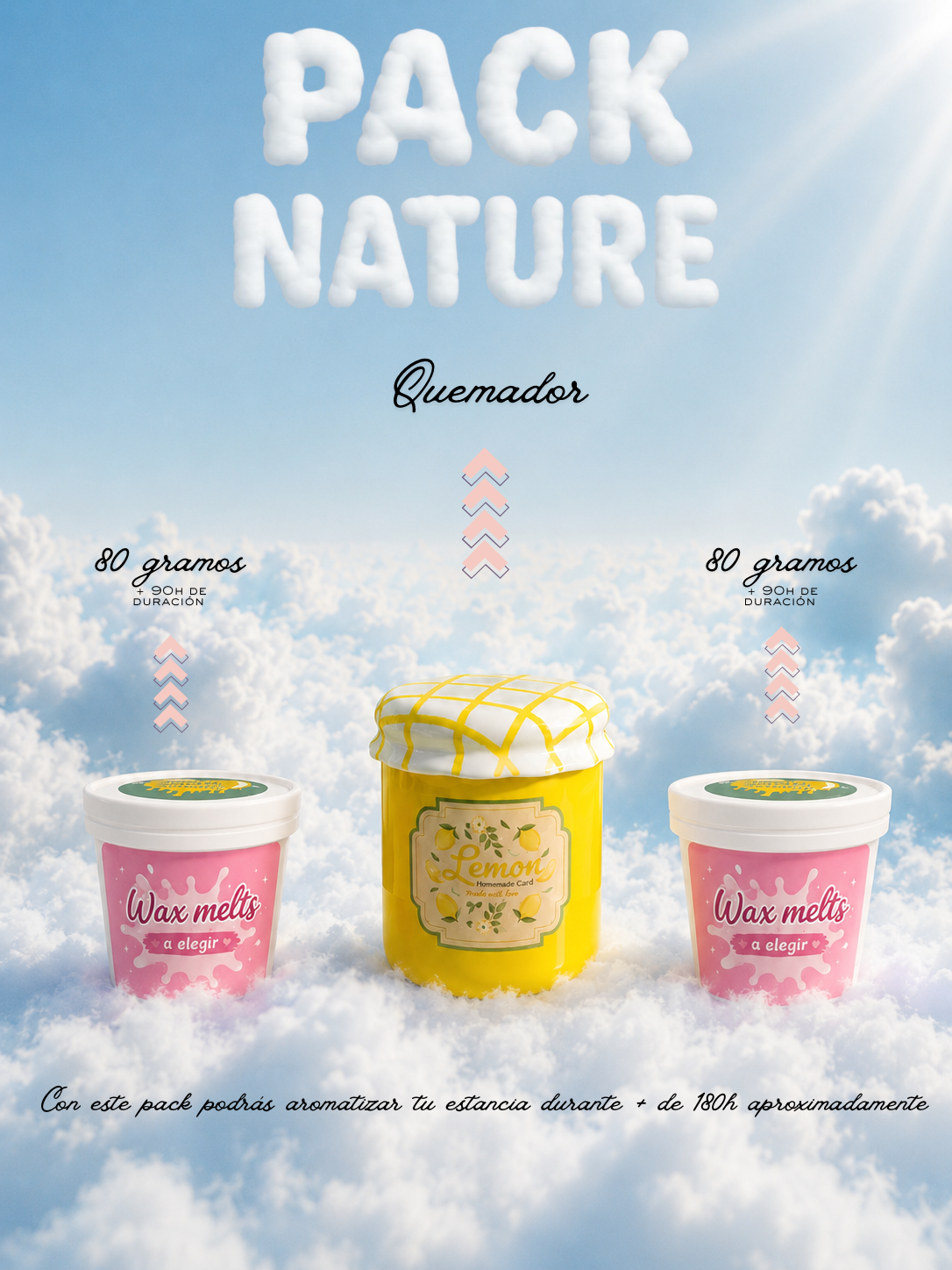 Quemador + 2 Aromas 🌸 + muestras de regalo🎁