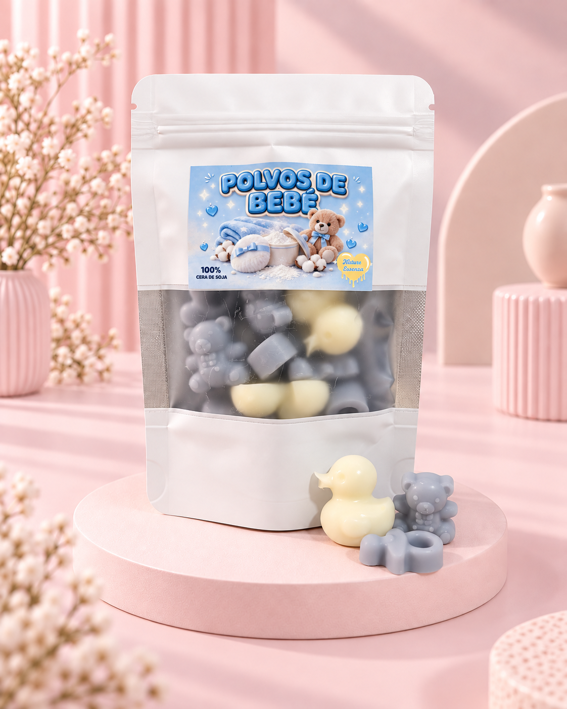 Wax melts Polvos de bebé de Cera de Soja