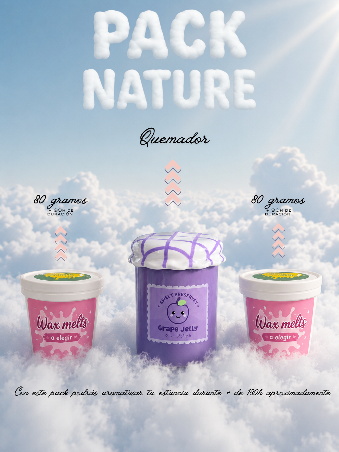 Quemador + 2 Aromas 🌸 + muestras de regalo🎁