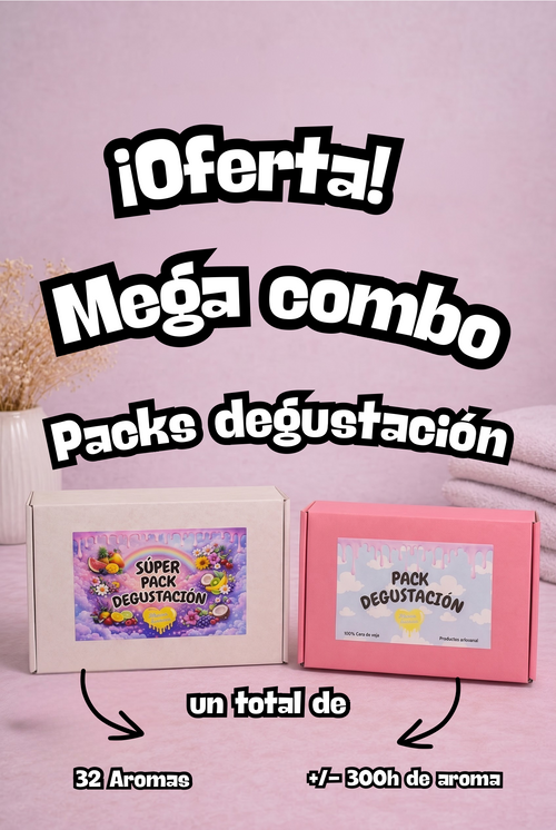 ✨Combo Packs Degustación- 32 Aromas (320g)🩷