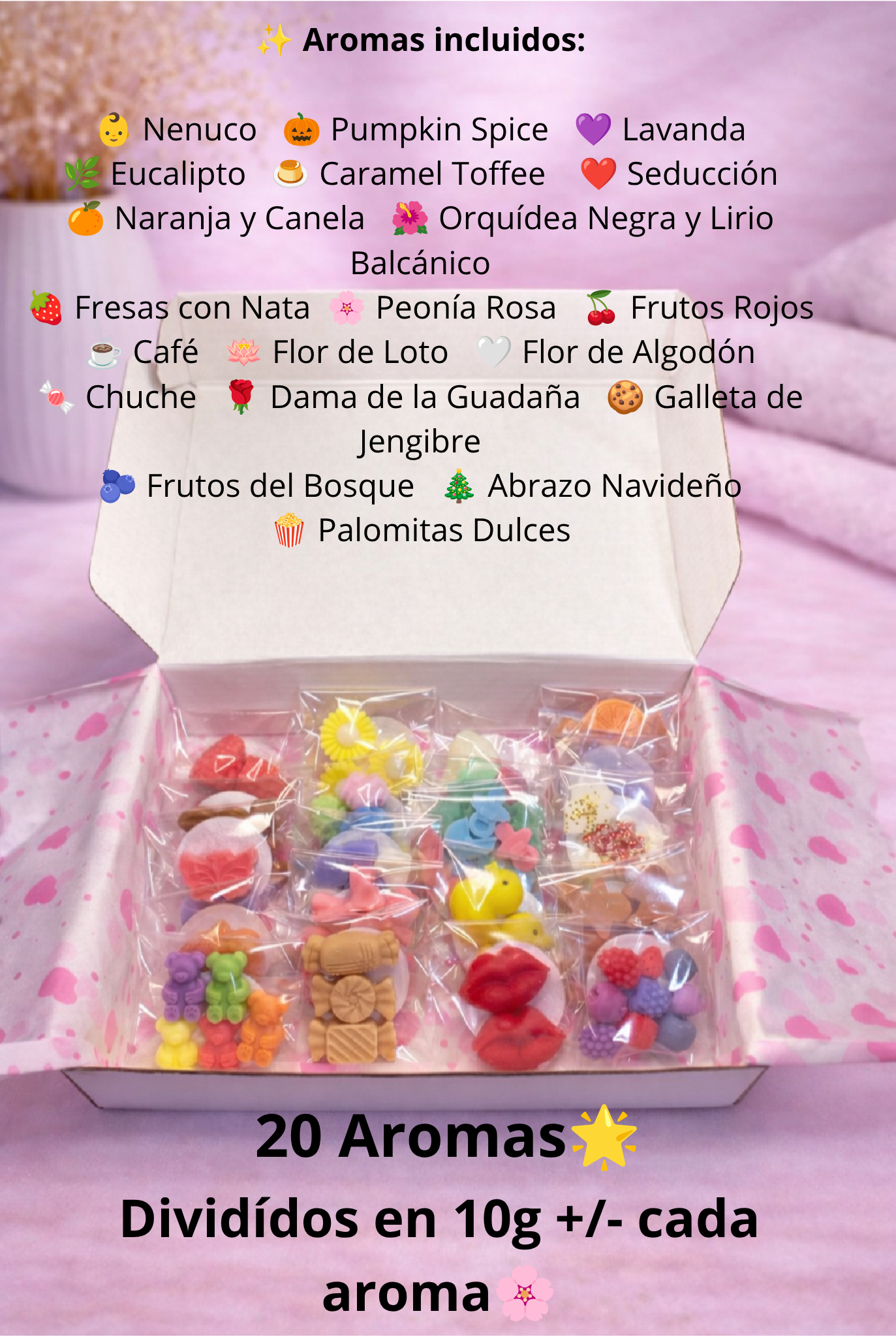 ✨Combo Packs Degustación- 32 Aromas (320g)🩷