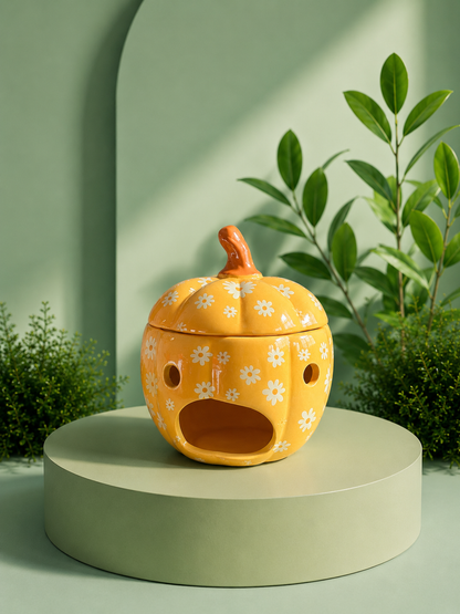 ✨Quemador Calabaza Floral ⭐️