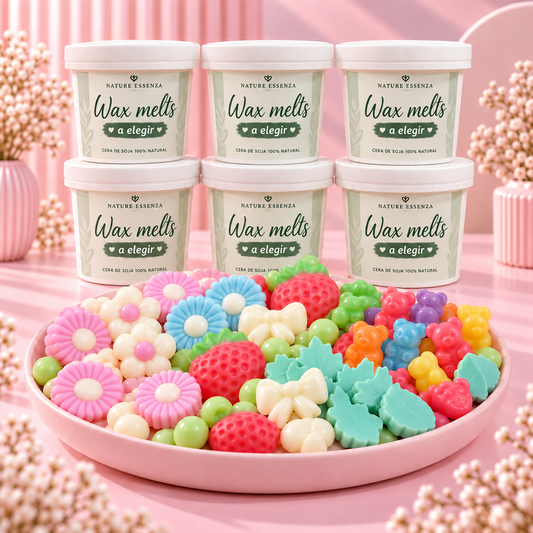 💖 Pack Ahorro de 6 Wax Melts (80g) | 🍓 Más de 45 aromas a elegir