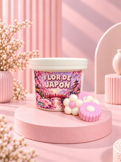 Wax melts Flor de Japón de Cera de Soja