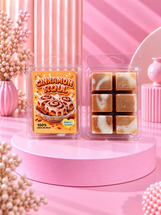 Tableta Wax Melts Cinnamon roll 70g Cera de soja