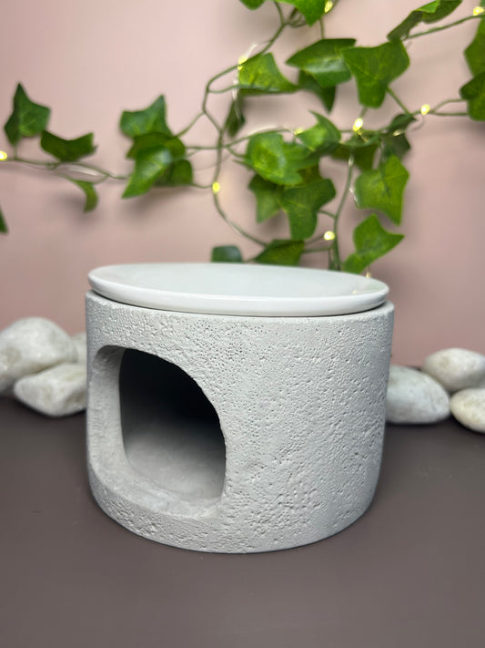 🩶 Quemador de cerámica “Stone” 🕯️✨