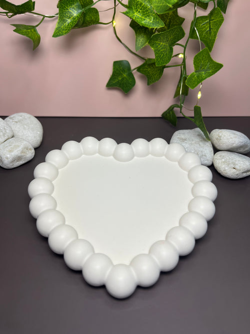 🤍 Bandeja “Heart Bubbles” – Eco Resin 💞♻️