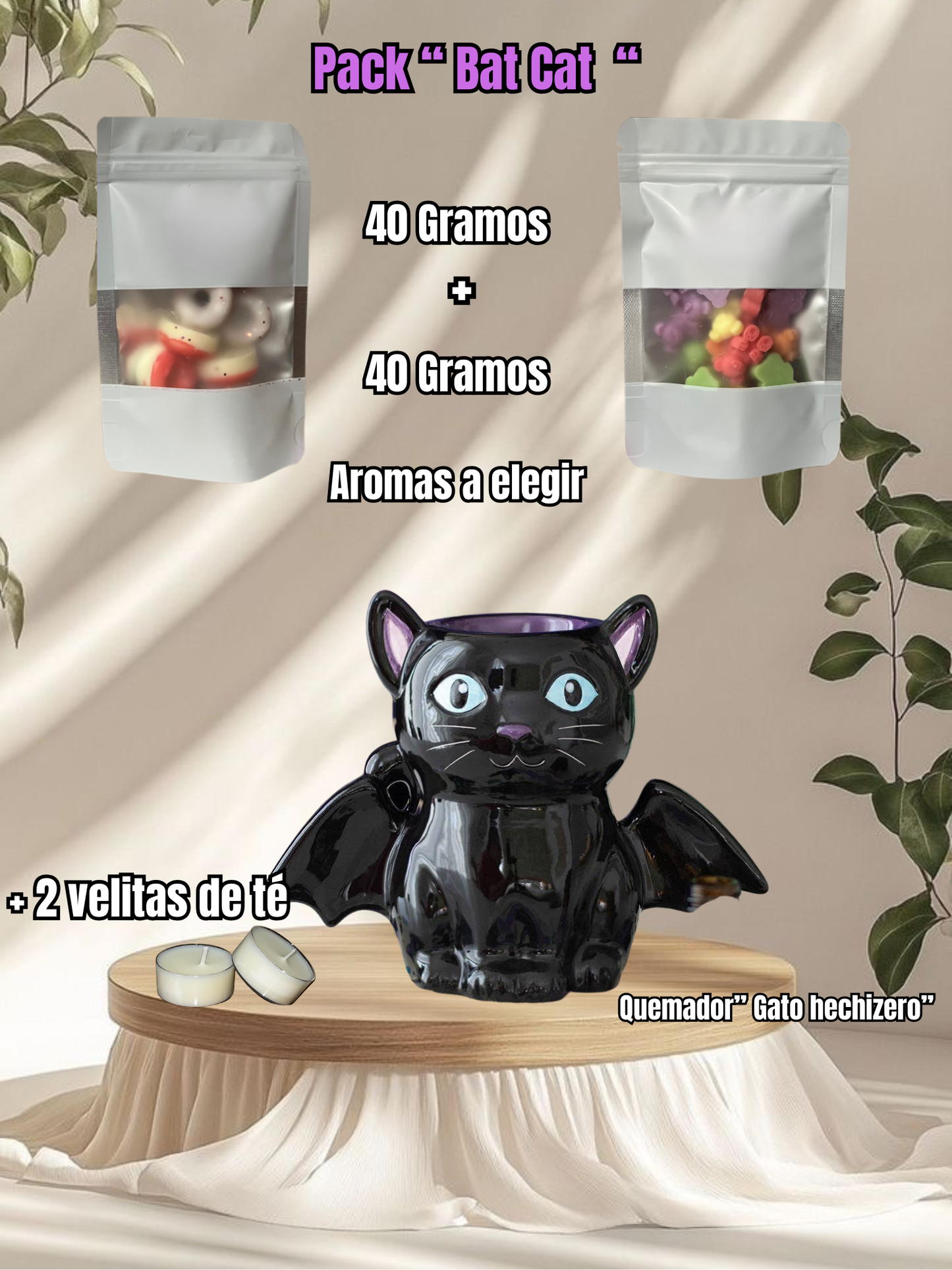 ✨Pack “ Bat Cat”🐈‍⬛